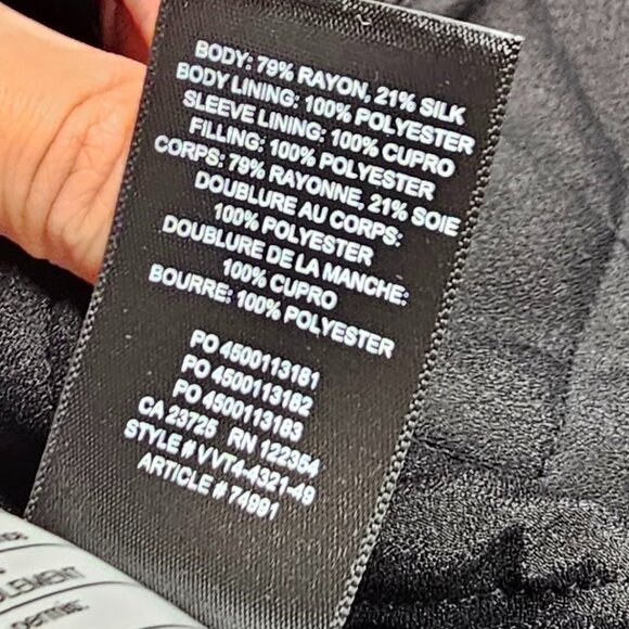 Aritzia Black Quilted Bomber Jacket - Picture 6 of 8